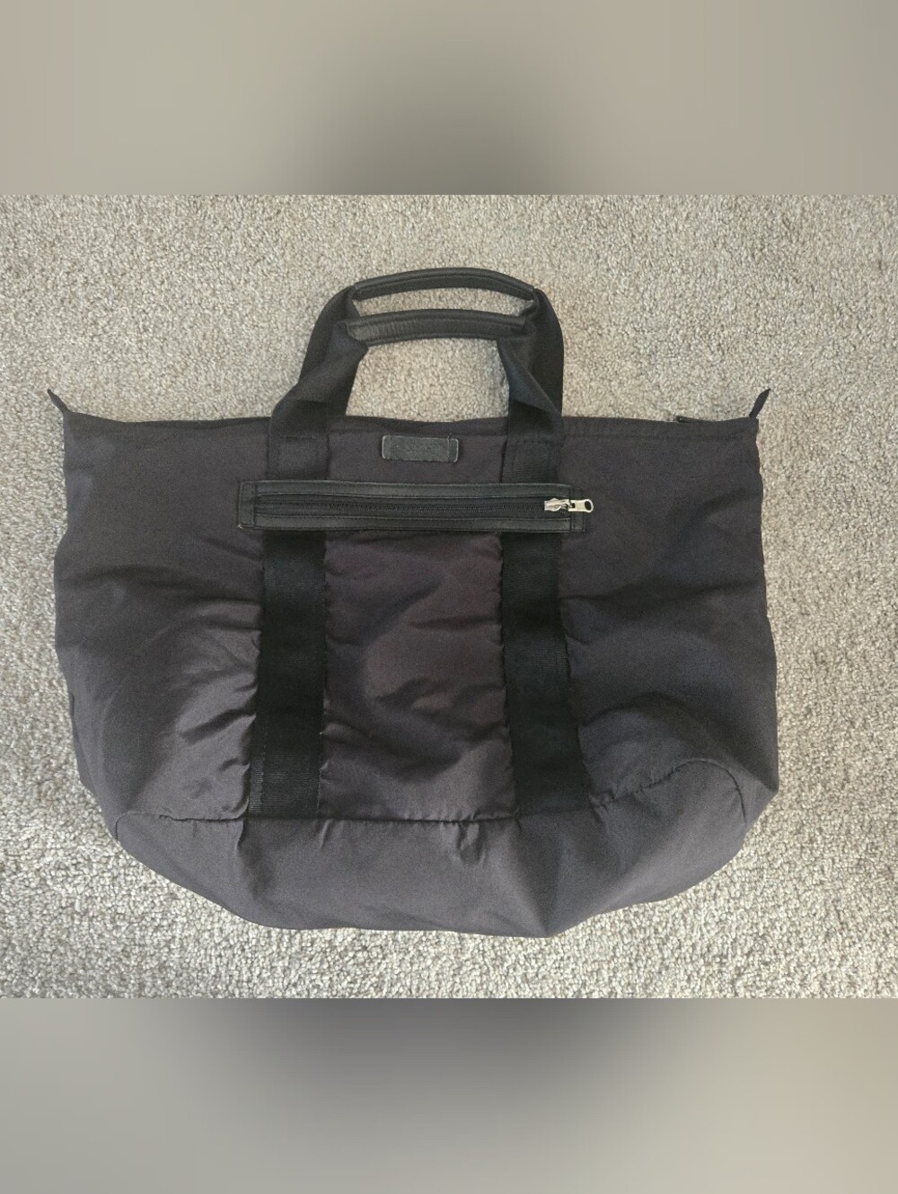 Coach Black Nylon Collapsible Duffel Bag